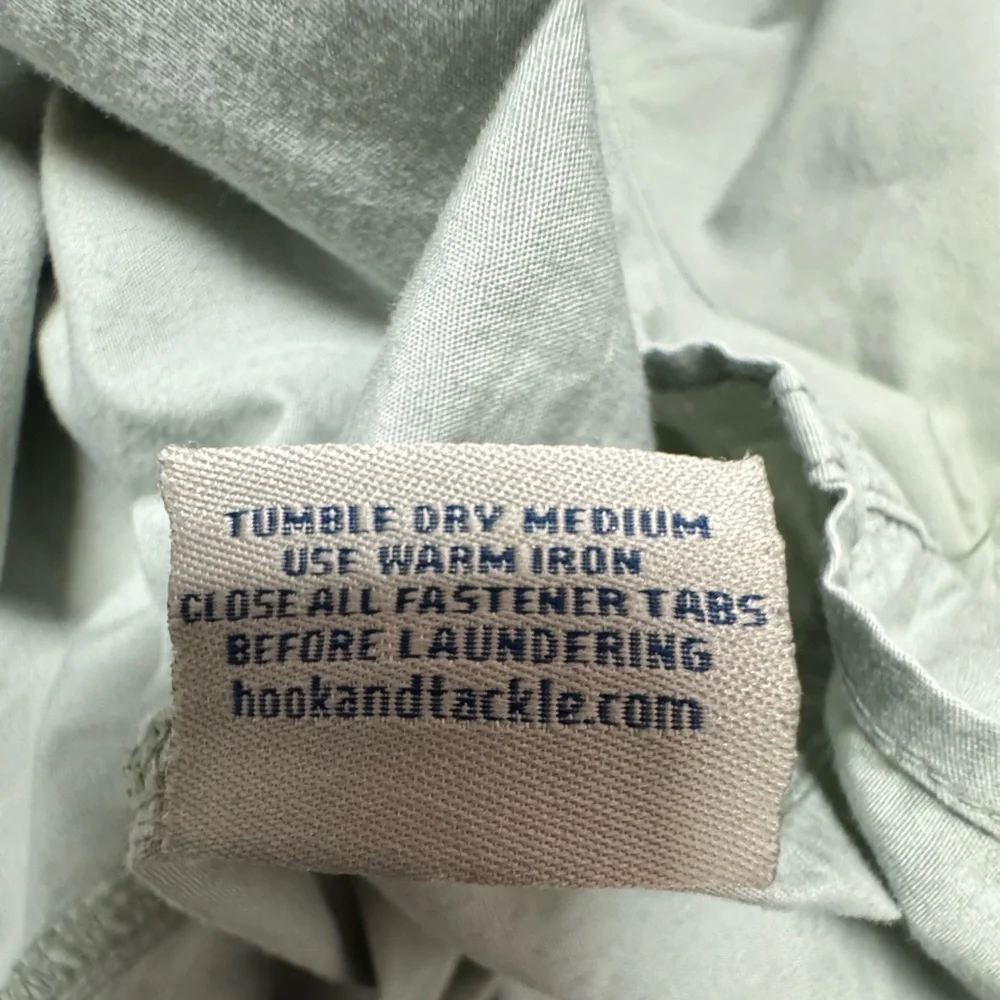 Hook&Tackle High Tech Fishing Gear Men's Short Sleeve Button Down Shirt size XL - Picture 11 of 12